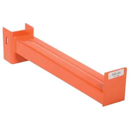 Vestil Orange Medium Cant Racking Straight Arm 36"Usable Length 400lbCapacity MSA-C-36